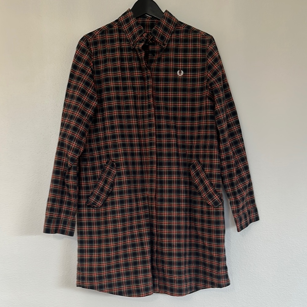 Fred Perry Plaid Shirt Dress